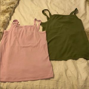 Two new L old navy tank tops